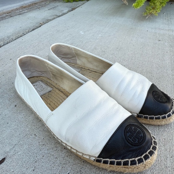 Tory Burch Black and White Espadrilles - Picture 6 of 7